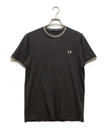 FRED PERRY（フレッドペリー）の古着「Twin Tipped T-Shirt」｜グレー