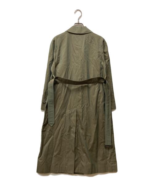 Burberry's（バーバリー）Burberry's (バーバリーズ) 玉虫色 ステンカラーコート カーキ サイズ:9AB2の古着・服飾アイテム