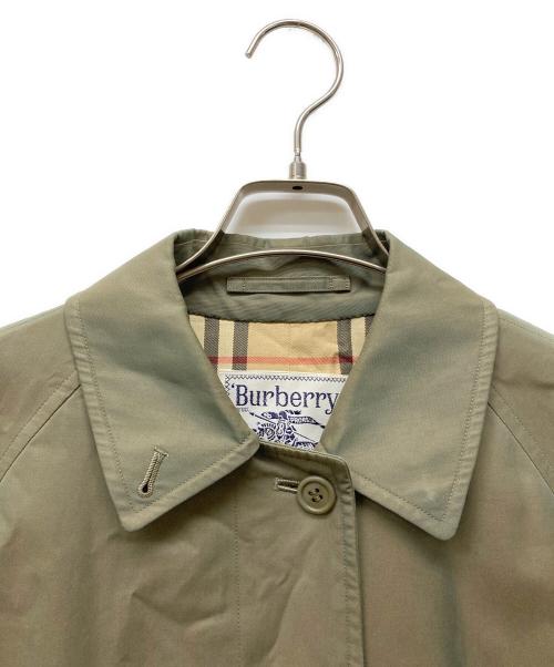 Burberry's（バーバリー）Burberry's (バーバリーズ) 玉虫色 ステンカラーコート カーキ サイズ:9AB2の古着・服飾アイテム