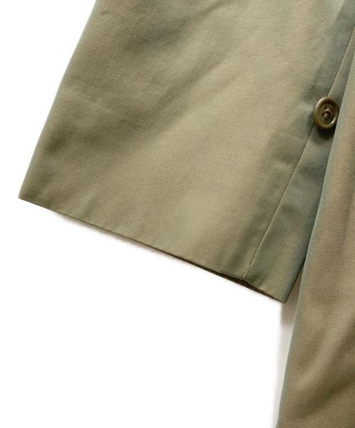 Burberry's（バーバリー）Burberry's (バーバリーズ) 玉虫色 ステンカラーコート カーキ サイズ:9AB2の古着・服飾アイテム