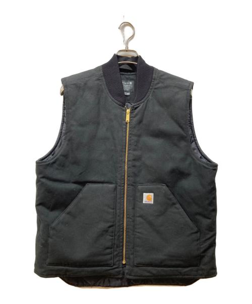 CarHartt（カーハート）CarHartt (カーハート) ダックベスト ブラック サイズ:Lの古着・服飾アイテム