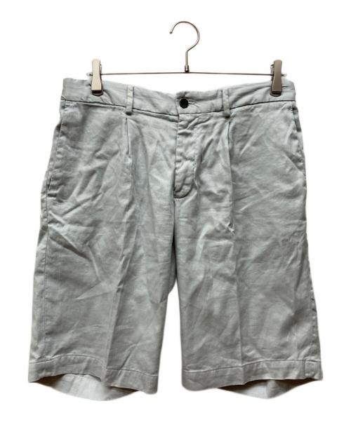 DEBORE（デボーレ）DEBORE (デボーレ) リネン混ハーフパンツ ブルー サイズ:50の古着・服飾アイテム