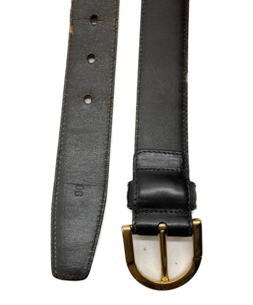 Salvatore Ferragamo（サルヴァトーレ フェラガモ）Salvatore Ferragamo (サルヴァトーレ フェラガモ) ミニガンチーニ レザーベルト ブラックの古着・服飾アイテム