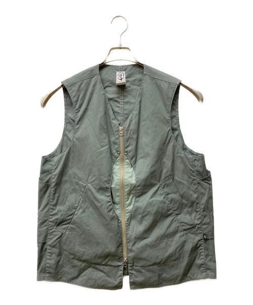 CORONA（コロナ）CORONA (コロナ) EXPLORER’S UTILITY OUTER VEST グリーン サイズ:Mの古着・服飾アイテム