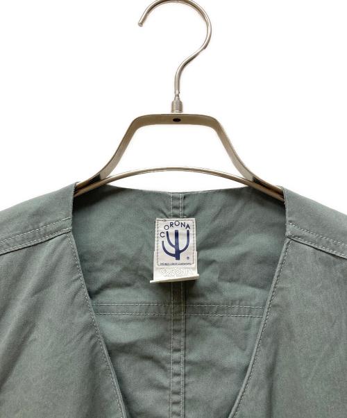 CORONA（コロナ）CORONA (コロナ) EXPLORER’S UTILITY OUTER VEST グリーン サイズ:Mの古着・服飾アイテム