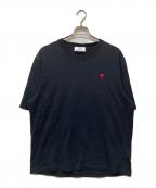 amiアミ）の古着「RED AMI DE COEUR TSHIRT」｜ブラック