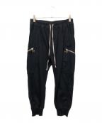 RICK OWENSリックオウエンス）の古着「PERFORMA CARGO JOG」｜ブラック