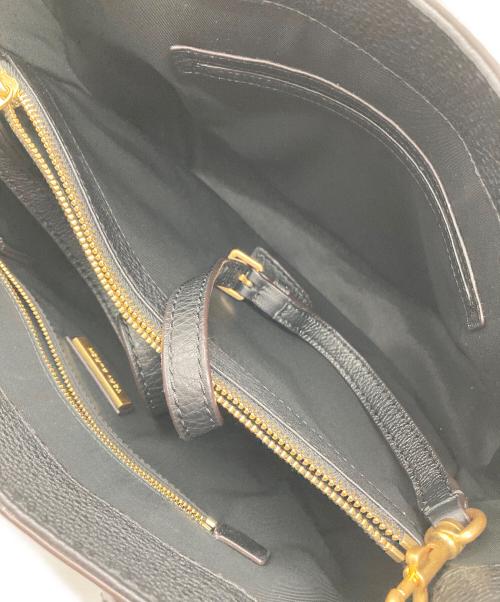 TORY BURCH（トリーバーチ）TORY BURCH (トリーバーチ) McGraw レザー2WAYバッグ ブラックの古着・服飾アイテム