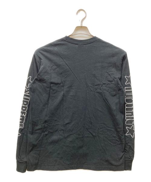 SUPREME（シュプリーム）Supreme (シュプリーム) Hysteric Glamour (ヒステリックグラマー) 21SS Hysteric Glamour LS TEE ブラック×シルバー サイズ:Mの古着・服飾アイテム