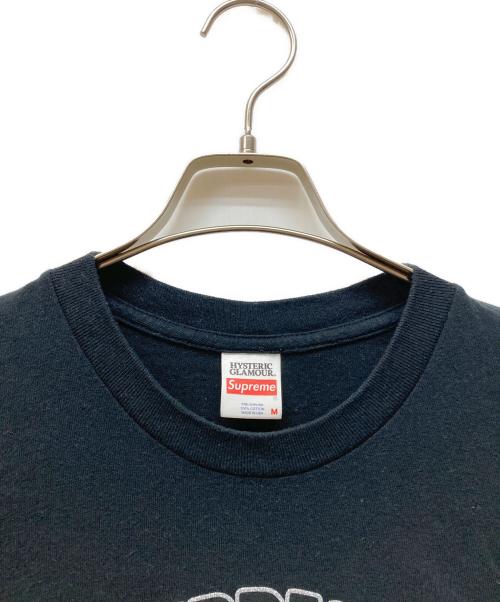 SUPREME（シュプリーム）Supreme (シュプリーム) Hysteric Glamour (ヒステリックグラマー) 21SS Hysteric Glamour LS TEE ブラック×シルバー サイズ:Mの古着・服飾アイテム