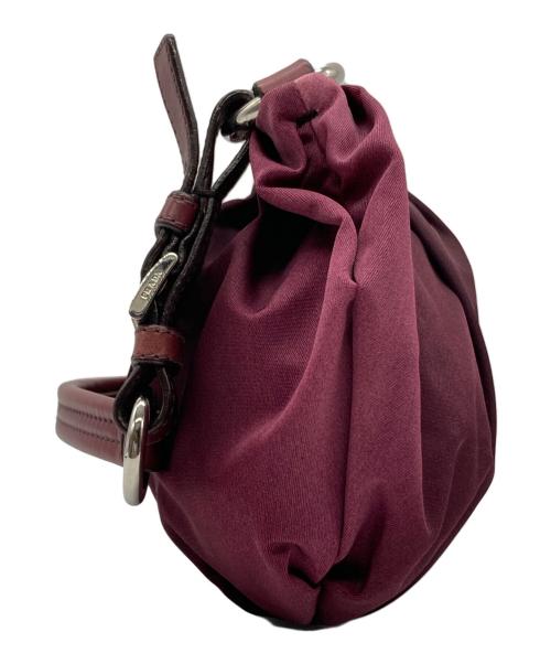 PRADA（プラダ）PRADA (プラダ) グラデーション ハンドバッグ パープルの古着・服飾アイテム