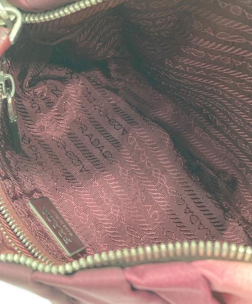 PRADA（プラダ）PRADA (プラダ) グラデーション ハンドバッグ パープルの古着・服飾アイテム