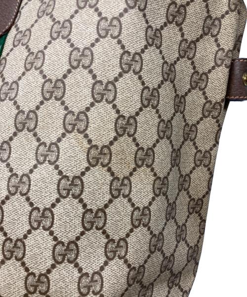 GUCCI（グッチ）GUCCI (グッチ) GGスプリーム オールドボストンバッグ ブラウンの古着・服飾アイテム