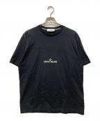 STONE ISLANDストーンアイランド）の古着「ロゴプリントTシャツ」｜ブラック