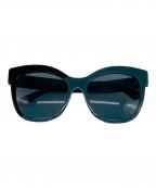 CHANELシャネル）の古着「バイカラーサングラス」｜ブルー×ブラック