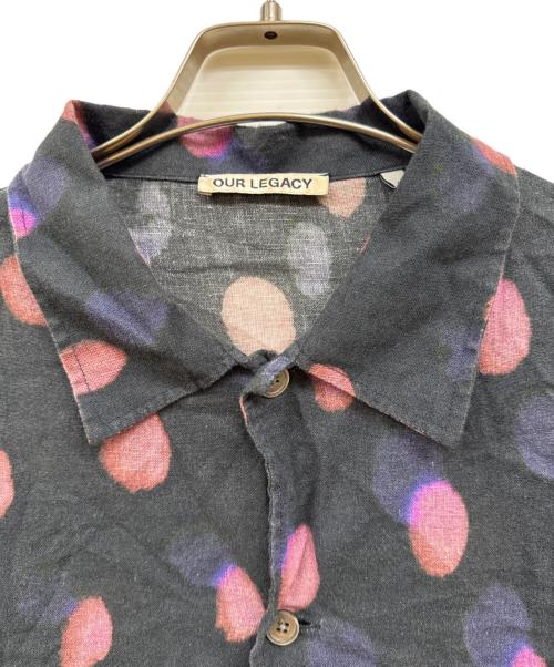 OUR LEGACY（アワーレガシー）OUR LEGACY (アワーレガシー) BOX SHIRT SHORTSLEEVE ブラック サイズ:46の古着・服飾アイテム