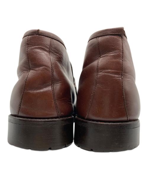 GUCCI（グッチ）GUCCI (グッチ) ホースビット チャッカーブーツ ブラウン サイズ:42 1/2の古着・服飾アイテム