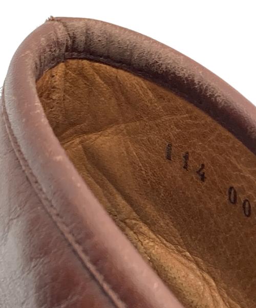 GUCCI（グッチ）GUCCI (グッチ) ホースビット チャッカーブーツ ブラウン サイズ:42 1/2の古着・服飾アイテム