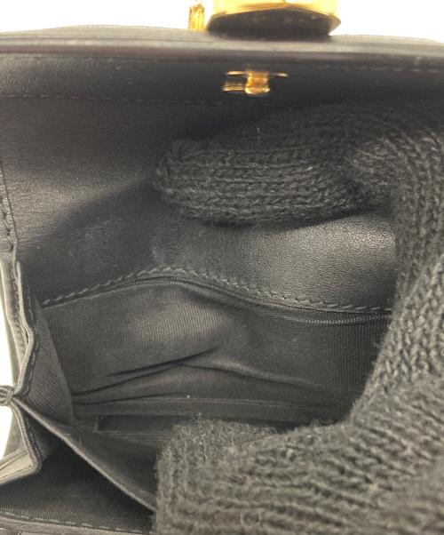 GUCCI（グッチ）GUCCI (グッチ) シルヴィ コンパクトウォレット ブラックの古着・服飾アイテム