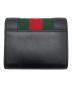 GUCCI (グッチ) シルヴィ コンパクトウォレット ブラック：20000円