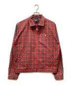 POLO RALPH LAURENポロ・ラルフローレン）の古着「タータンチェック スイングトップ」｜レッド