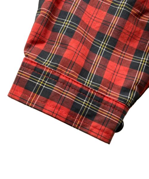 POLO RALPH LAUREN（ポロ・ラルフローレン）POLO RALPH LAUREN (ポロ・ラルフローレン) タータンチェック スイングトップ レッド サイズ:Mの古着・服飾アイテム