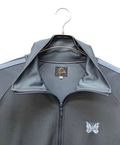 Needles（ニードルズ）Needles (ニードルズ) STUDIOUS (ステュディオス) 別注 TRACK JACKET POLY SMOOTH グレー サイズ:XLの古着・服飾アイテム