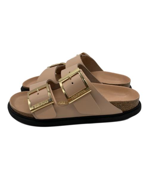 BIRKENSTOCK（ビルケンシュトック）BIRKENSTOCK (ビルケンシュトック) Arizona Droplet Buckle ピンク サイズ:SIZE 23cmの古着・服飾アイテム
