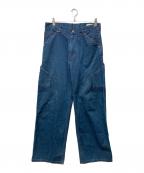 ENCOMINGインカミング）の古着「ペインターパンツ」｜ブルー