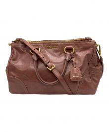 MIU MIU（ミュウミュウ）の古着「ヴィッテロ 2WAY バッグ」｜ピンク