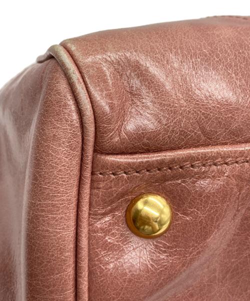 MIU MIU（ミュウミュウ）MIU MIU (ミュウミュウ) ヴィッテロ 2WAY バッグ ピンクの古着・服飾アイテム