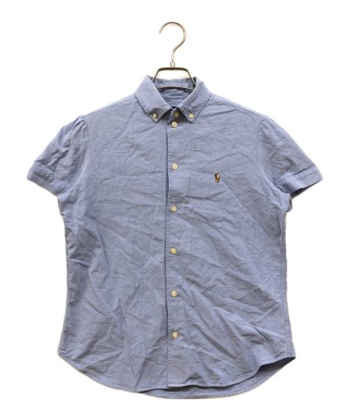 POLO RALPH LAUREN（ポロ・ラルフローレン）POLO RALPH LAUREN (ポロ・ラルフローレン) パフスリーブボタンダウンシャツ ブルー サイズ:XSの古着・服飾アイテム