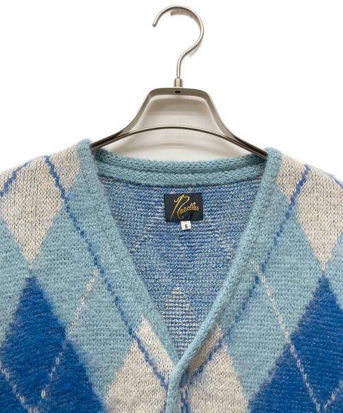 Needles（ニードルズ）Needles (ニードルズ) Mohair Cardigan ブルー サイズ:Sの古着・服飾アイテム