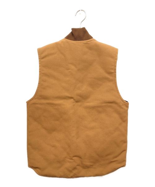 CarHartt（カーハート）CarHartt (カーハート) RELAXED FIT ダックベスト ブラウン サイズ:Ｓの古着・服飾アイテム