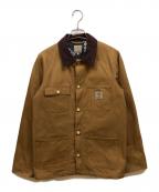 Carhartt WIPカーハート ワークインプログレス）の古着「MICHIGAN CHORE COAT／ミシガンチョアコート」｜ブラウン