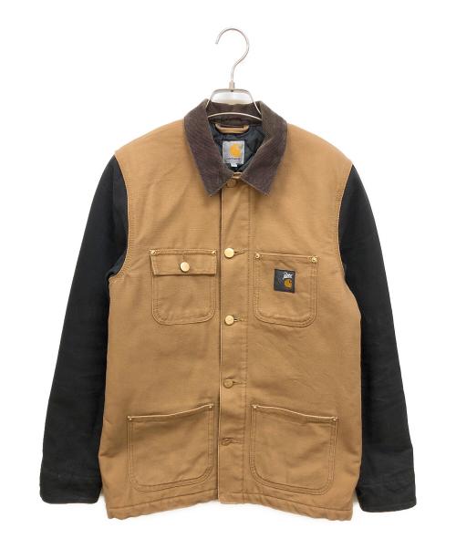 Carhartt WIP（カーハート ワークインプログレス）CARHARTT WIP (カーハート ワークインプログレス) Patta (パタ) CHORE PATTA/チョアパタ ブラウン×ブラック サイズ:Sの古着・服飾アイテム
