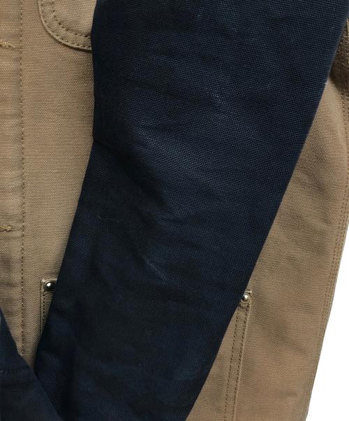 Carhartt WIP（カーハート ワークインプログレス）CARHARTT WIP (カーハート ワークインプログレス) Patta (パタ) CHORE PATTA/チョアパタ ブラウン×ブラック サイズ:Sの古着・服飾アイテム