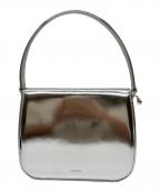 Ferragamoフェラガモ）の古着「24SS メタリック トップハンドルバッグ」｜シルバー