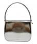 Ferragamo（フェラガモ）の古着「24SS メタリック トップハンドルバッグ」｜シルバー