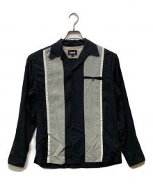 SCHOTT BROS.（ショット）の古着「LYOCELL LS SHIRT "50's 2TONE"」｜ブラック×グレー