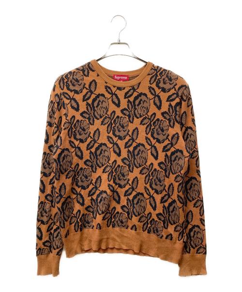 SUPREME（シュプリーム）Supreme (シュプリーム) 12AW ROSE SWEATER オレンジ サイズ:Sの古着・服飾アイテム