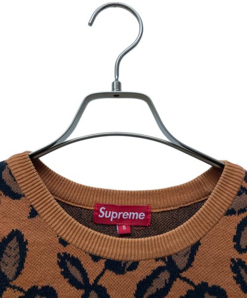 SUPREME（シュプリーム）Supreme (シュプリーム) 12AW ROSE SWEATER オレンジ サイズ:Sの古着・服飾アイテム