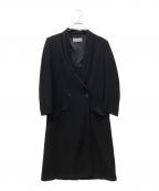 ISSEY MIYAKEイッセイミヤケ）の古着「オールドショールカラーコート」｜ブラック