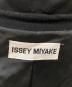 中古・古着 ISSEY MIYAKE (イッセイミヤケ) オールドショールカラーコート ブラック サイズ:Ｍ：20000円