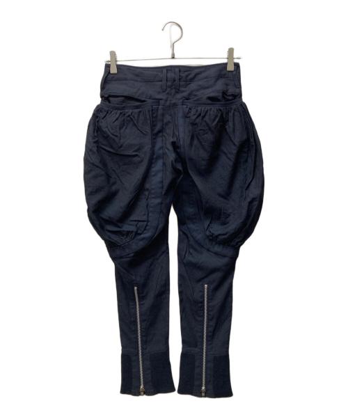 UNDERCOVERISM（アンダーカバーイズム）UNDERCOVERISM (アンダーカバーイズム) ウールシルク ジョッパーズパンツ ネイビー サイズ:SIZE 2の古着・服飾アイテム