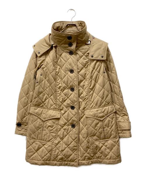 BURBERRY LONDON（バーバリーロンドン）BURBERRY LONDON (バーバリーロンドン) メガチェックライニングキルティングコート ブラウン サイズ:SIZE 44の古着・服飾アイテム