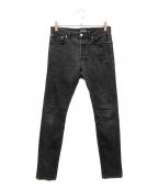 Diorディオール）の古着「オブリークヘム スキニーデニム」｜グレー