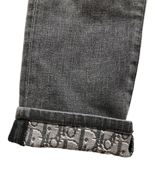 Dior（ディオール）Dior (ディオール) オブリークヘム スキニーデニム グレー サイズ:SIZE 29の古着・服飾アイテム
