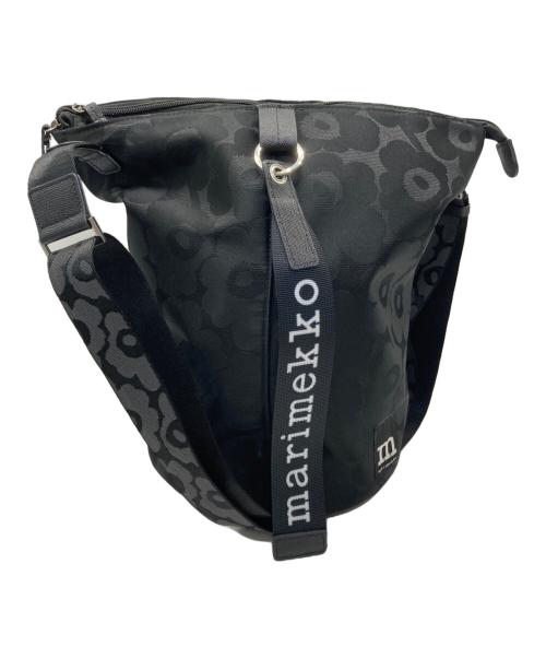 marimekko（マリメッコ）marimekko (マリメッコ) ALL DAY BUCKET UNIKKO ブラックの古着・服飾アイテム