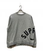 SUPREME×NIKEシュプリーム×ナイキ）の古着「Arc Crewneck」｜グレー
